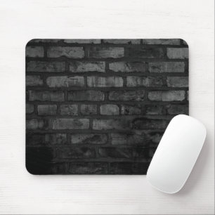 Hintergrund der dunklen Ziegelwand Mousepad