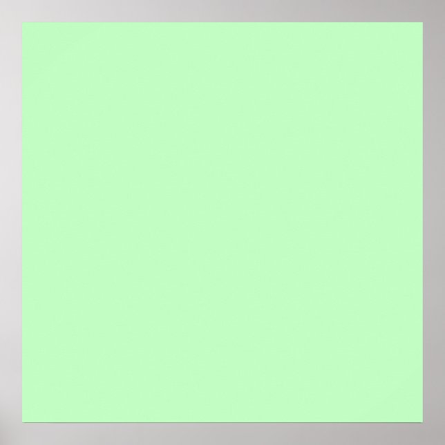 Hintergrund der Farbe von Eggshell Blue Green Past Poster (Vorne)