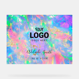 Hintergrund der Feueroptik Acrylschild