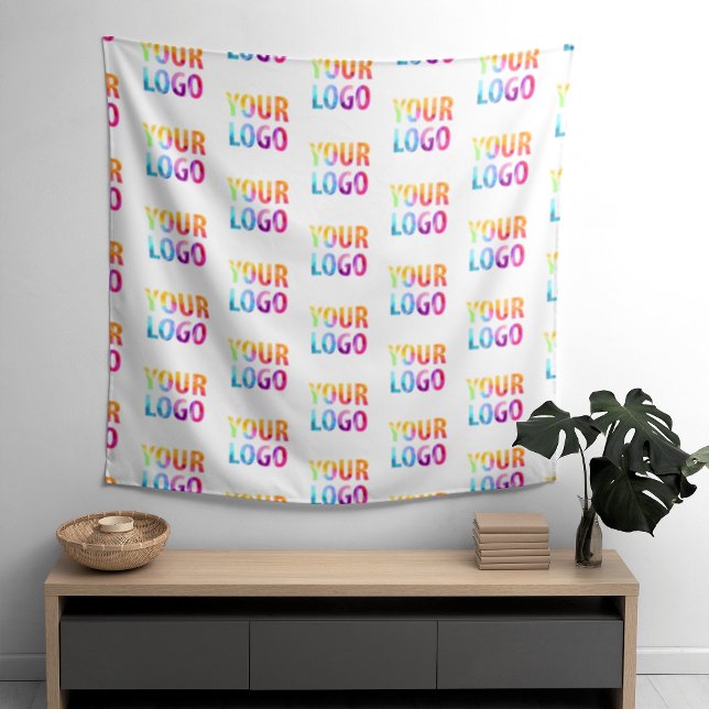 Hintergrund der Firmenlogo-Videokonferenz Wandteppich (Von Creator hochgeladen)