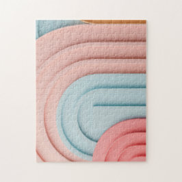 Hintergrund der Formen in Pastellfarben