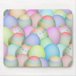 Hintergrund der gefärbten Ostereier Mousepad