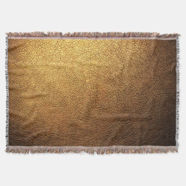 Hintergrund der goldenen Ledertextur Decke (Vorderseite)