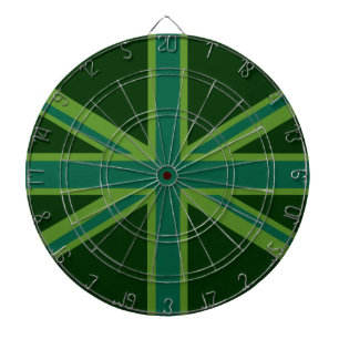 Hintergrund der grünen Aquamarinen Flagge der Unio Dartscheibe