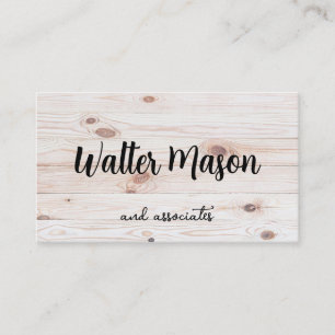 Hintergrund der Holzplatten Visitenkarte