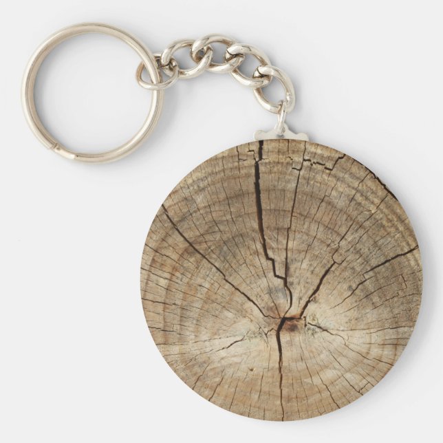 Hintergrund der Imitate Tree Rings Schlüsselanhänger (Vorne)