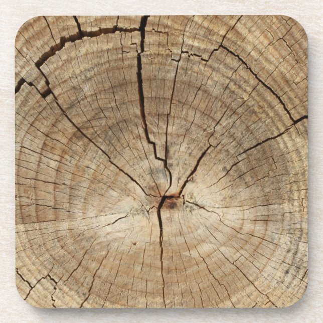 Hintergrund der Imitate Tree Rings Untersetzer (Vorderseite)