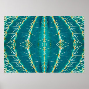 Hintergrund der Kakteen, abstrakte Textur Poster
