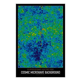 Hintergrund der kosmischen Mikrowelle in der Astro Poster