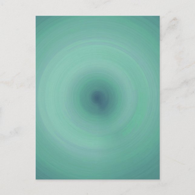 Hintergrund der kreisförmigen Textur - Aquamarin Postkarte (Vorderseite)