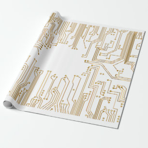 Hintergrund der Leiterplatte Geschenkpapier