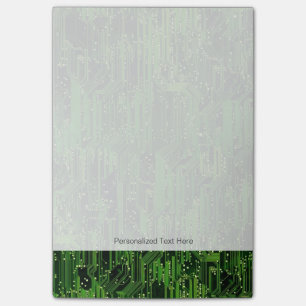 Hintergrund der Leiterplatte Post-it Klebezettel