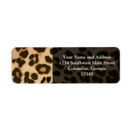 Hintergrund der Leopard-Printwerbung