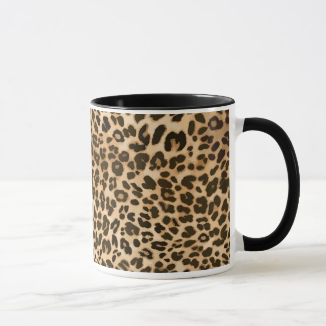 Hintergrund der Leopard-Printwerbung Tasse (Rechts)