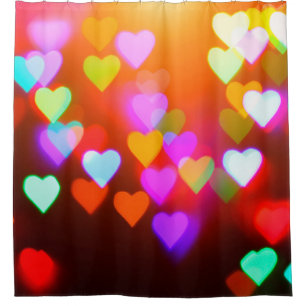 Hintergrund der Liebe Duschvorhang