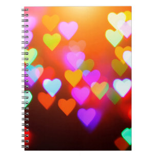 Hintergrund der Liebe Notizblock