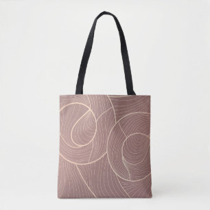 Hintergrund der Luxus Gold Lines Muster Tasche