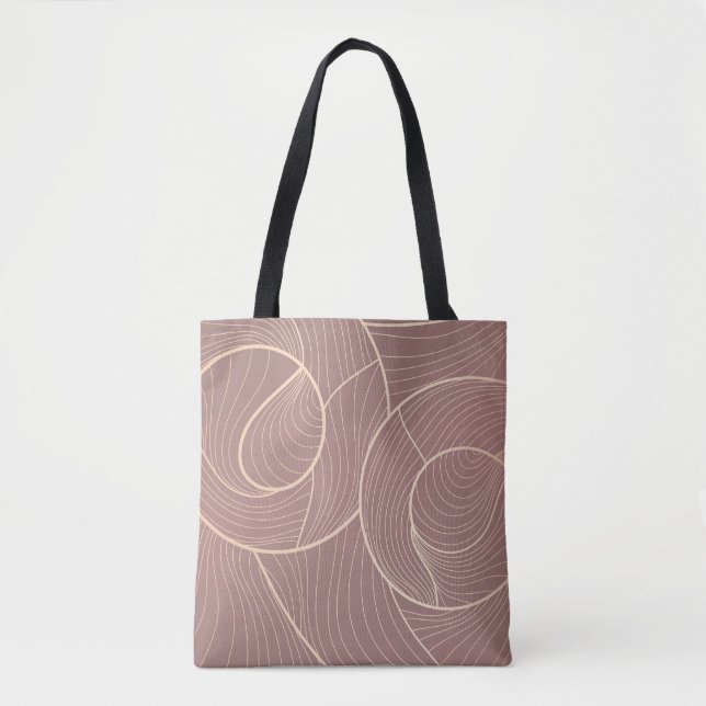 Hintergrund der Luxus Gold Lines Muster Tasche (Vorderseite)