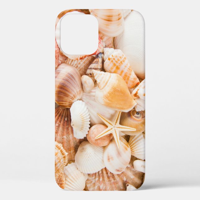 Hintergrund der Muscheln: Meeresthema. Case-Mate iPhone Hülle (Rückseite)