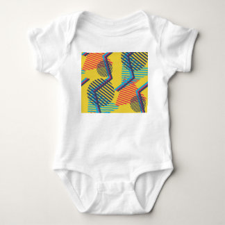 Hintergrund der Pop-Kunst, abstrakte geometrische  Baby Strampler