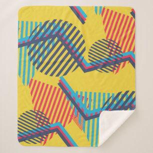 Hintergrund der Pop-Kunst, abstrakte geometrische  Sherpadecke