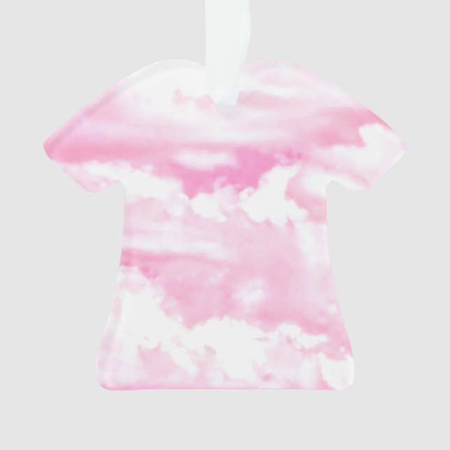 Hintergrund der rosa Wolken Ornament (Vorderseite)