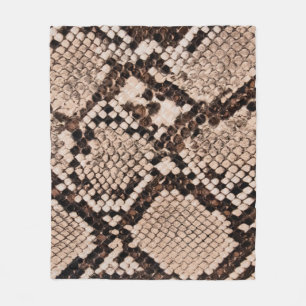 Hintergrund der Schlangenhautextur Fleecedecke