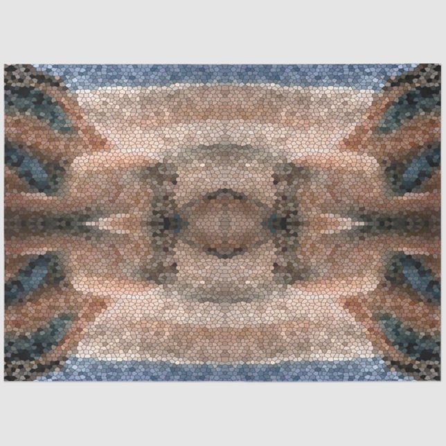 Hintergrund der Südwestwüste Mosaik Seidenpapier (Vorderseite)