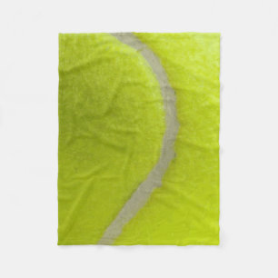 Hintergrund der Tennis Ball Printmuster Fleecedecke