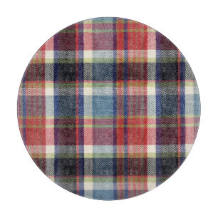 Hintergrund der Textil Textur gequatscht. Schneidebrett
