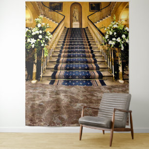 Hintergrund der Treppe Wandteppich