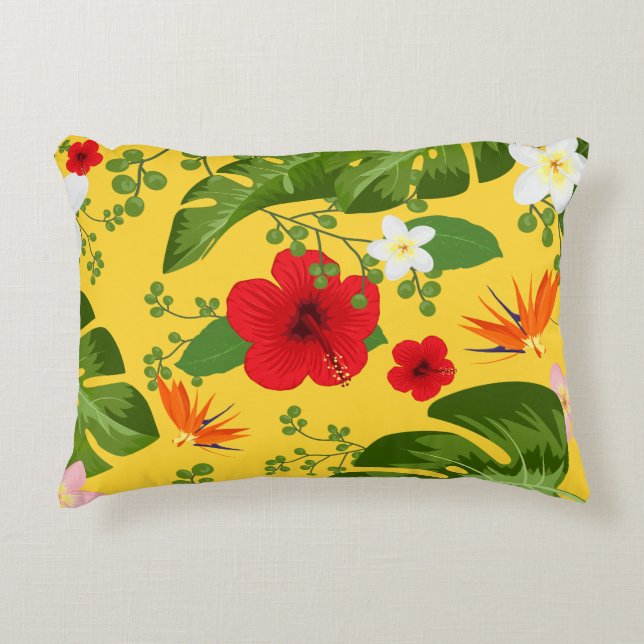 Hintergrund der tropischen Blume 10 Dekokissen (Vorderseite)