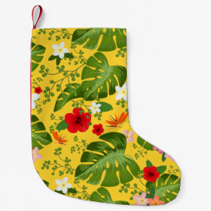 Hintergrund der tropischen Blume 9 Kleiner Weihnachtsstrumpf