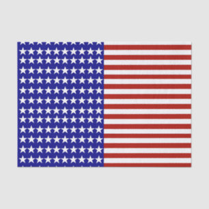 Hintergrund der US Flagge Seidenpapier