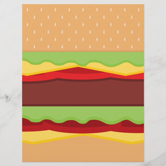 Hintergrund der Vector Burger-Zeit (Vorderseite)