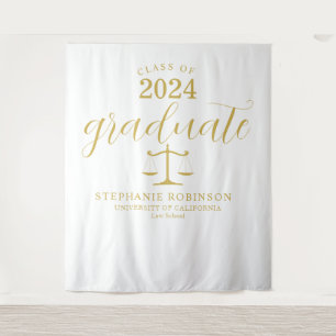 Hintergrund des Abschlusses an der Goldgraduate La Wandteppich
