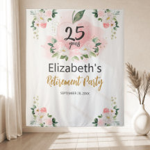 Hintergrund des Apple Floral Teacher Retirement Pa