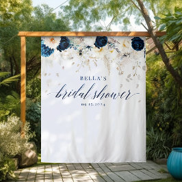 Hintergrund des bloralen Brautparty Wandteppich