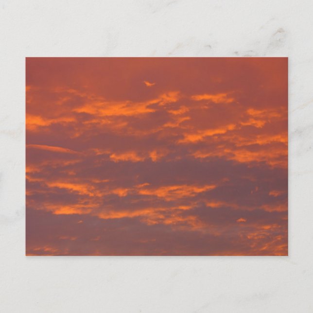 Hintergrund des bunten Himmels. Postkarte (Vorderseite)