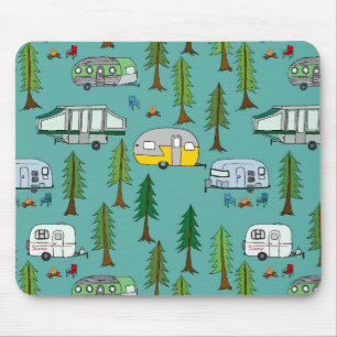 Hintergrund des Campings Mousepad