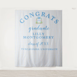 Hintergrund des Cowboy Monogram Abschluss Foto Wandteppich