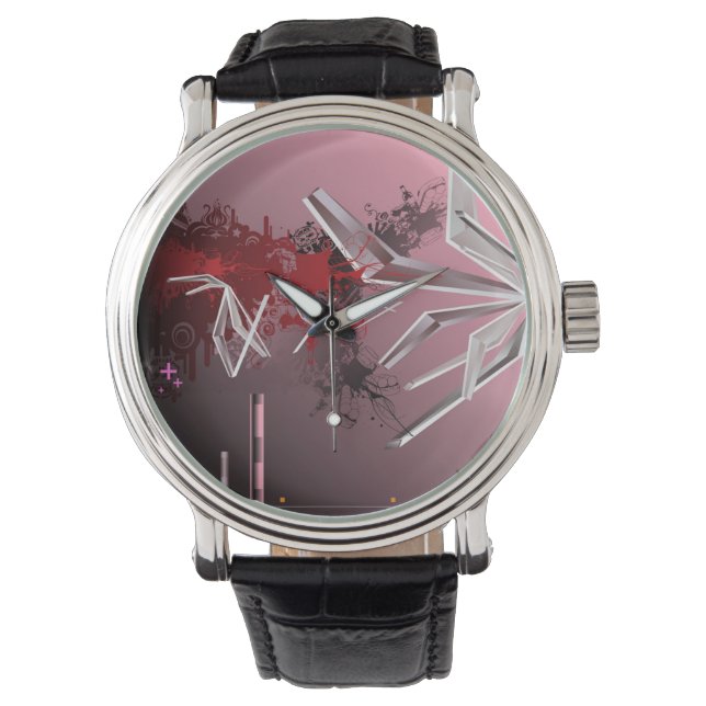 Hintergrund des Entwurfs Armbanduhr (Vorderseite)