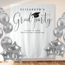 Hintergrund des Fotos moderner Graduierungspartei