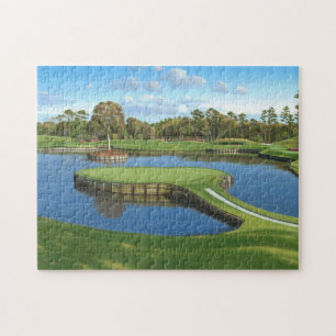 Hintergrund des Golfplatzes