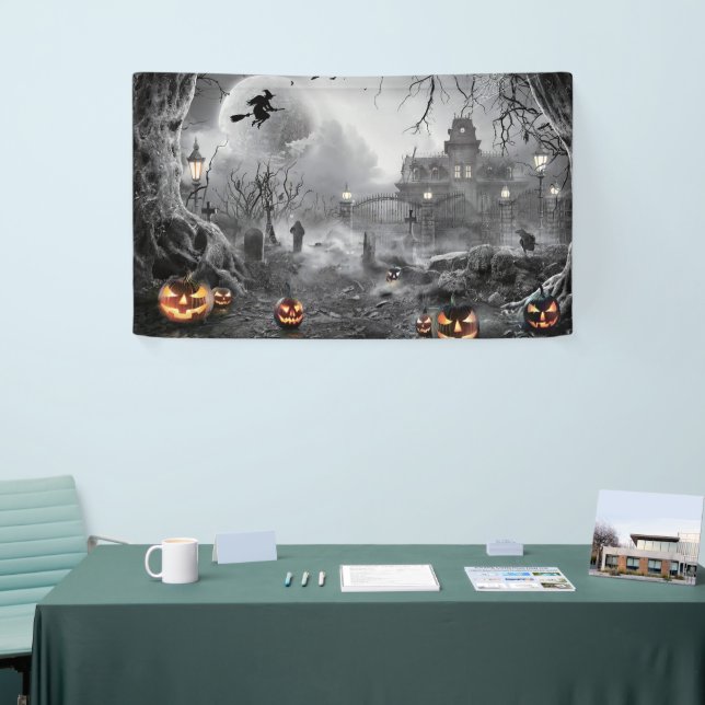 Hintergrund des Halloween-Horrors Banner (Messeveranstaltung)