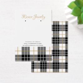 Hintergrund des Karierten Tartan-Ohrs