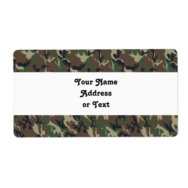 Hintergrund des Militärwalds - Camouflage (Vorne)