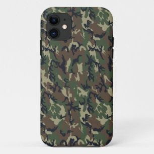 Hintergrund des Militärwalds - Camouflage Case-Mate iPhone Hülle