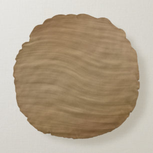 Hintergrund des natürlichen Tan Sandsteinbildes Rundes Kissen