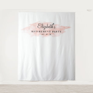 Hintergrund des Party für die Blush-Altersvorsorge Wandteppich